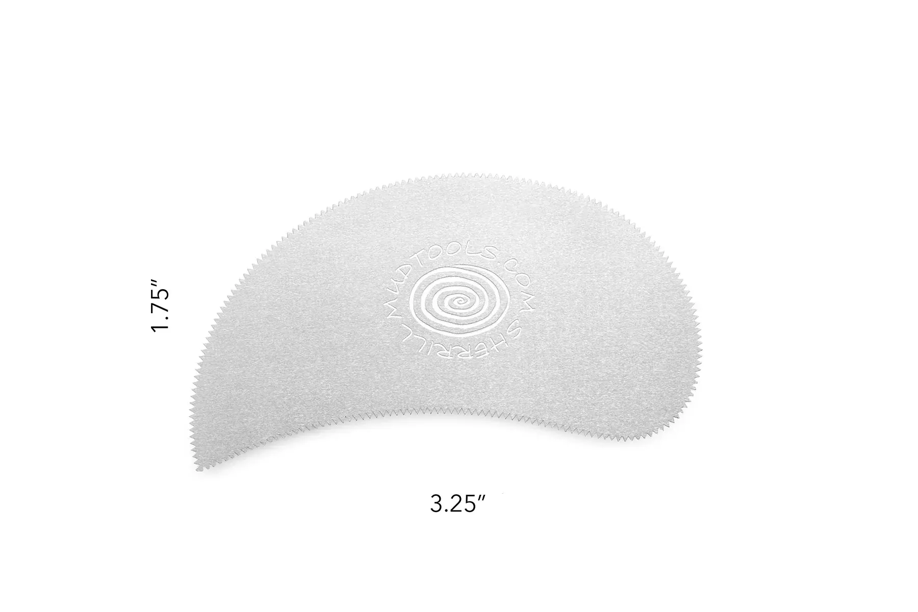 Mudtool Paisley Scraper Stainless Ribs - Image 4