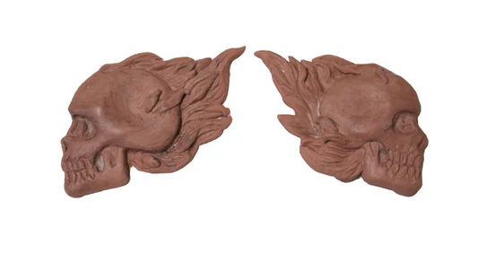 Nipple Covers: Skulls - N7 Silicone Prosthetic - Image 2