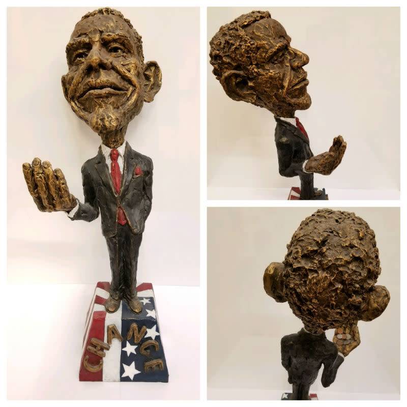 Obama Sculpture "Spare Change" - Image 2