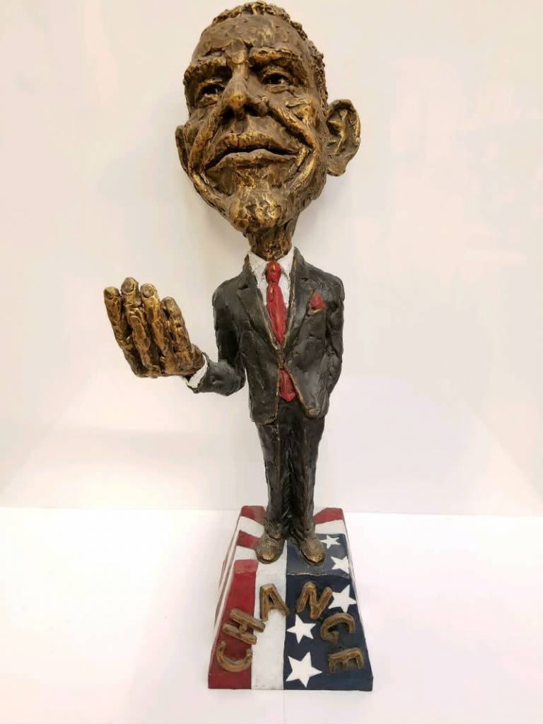Obama Sculpture "Spare Change" - Image 3