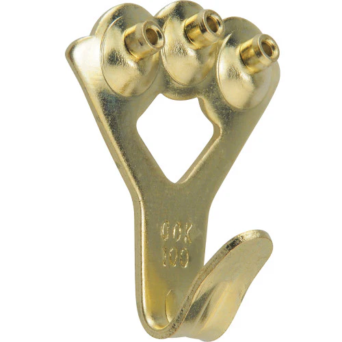 OOK Professional Picture Hangers Brass 100lb 10 Pack