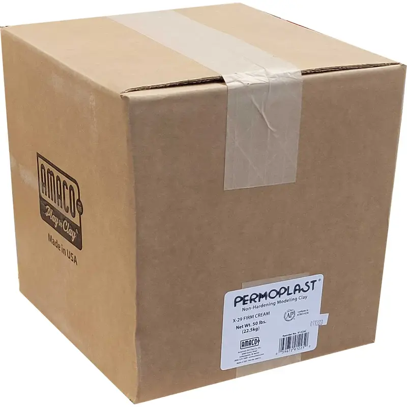 Permoplast Firm Cream 50lb Case Klean Klay