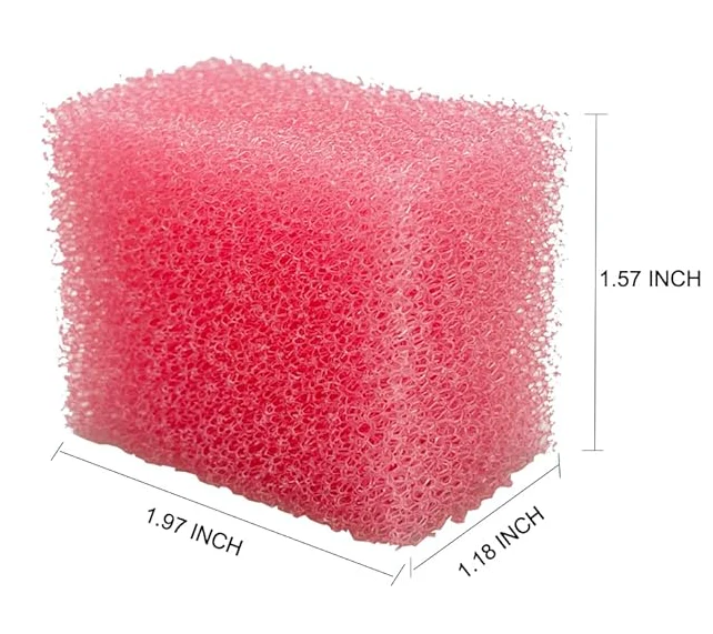 Pink Stipple Sponge 2pc