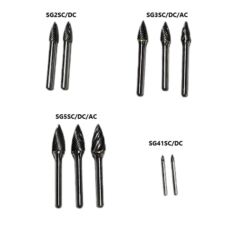 Pointed Tree Carbide Burrs