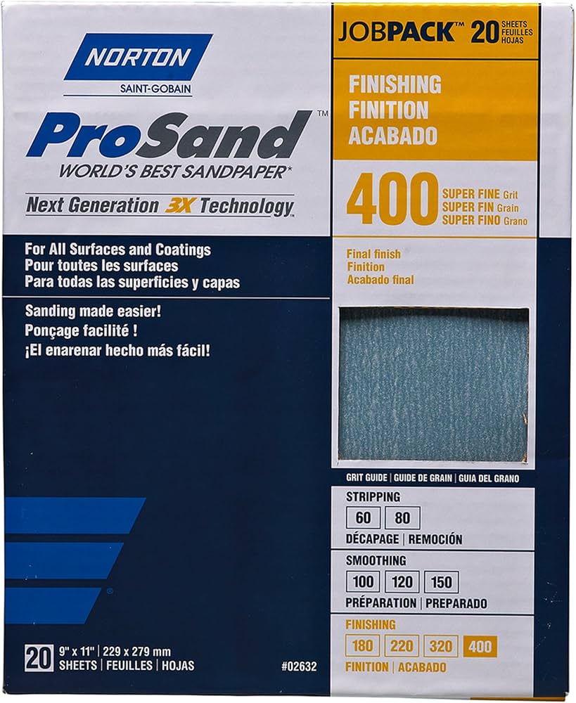Pro Sand Aluminum Oxide Sandpaper Sheets - Image 10