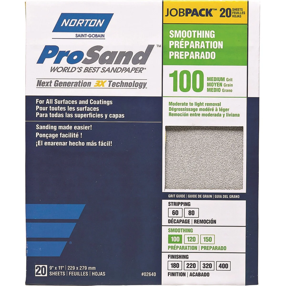 Pro Sand Aluminum Oxide Sandpaper Sheets - Image 4