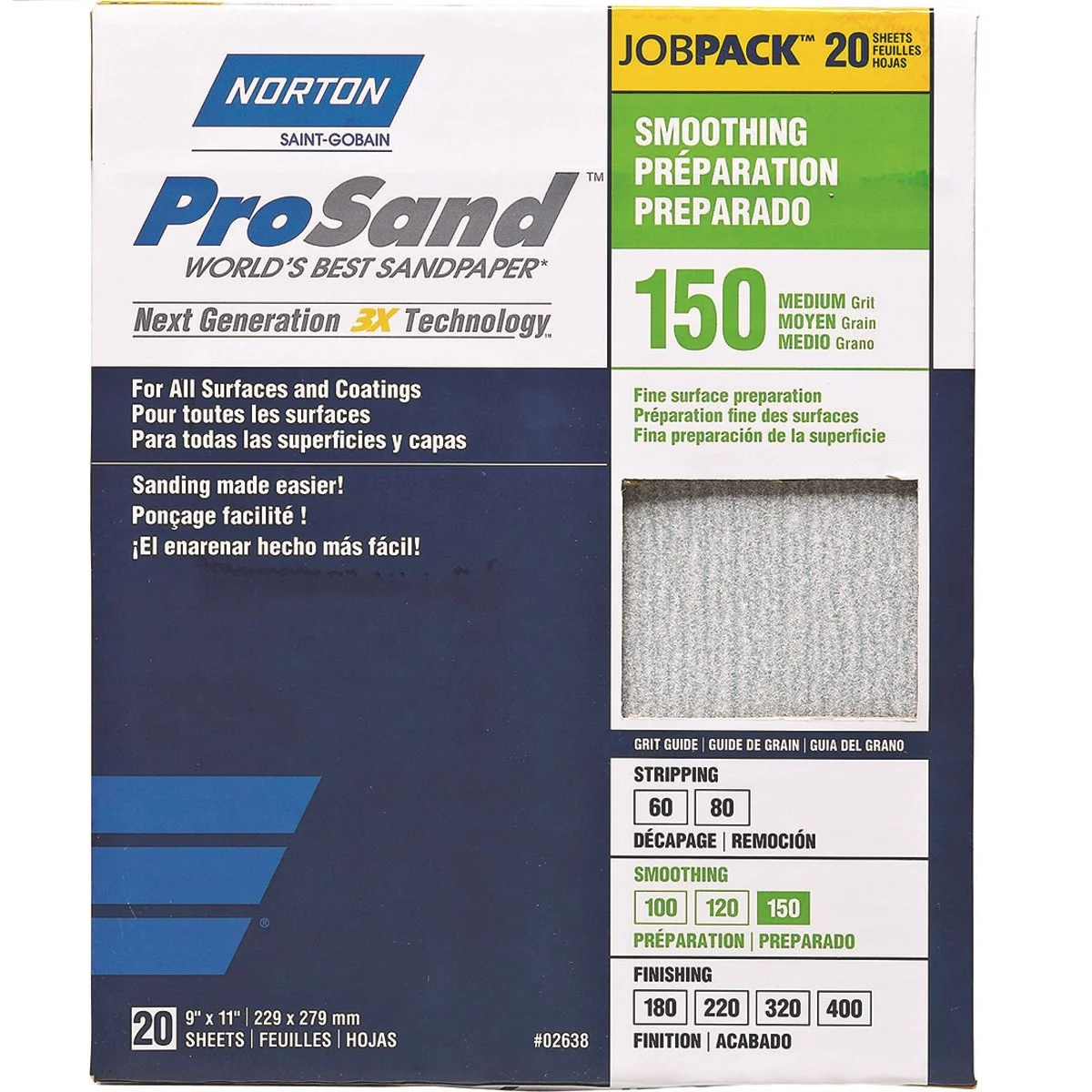 Pro Sand Aluminum Oxide Sandpaper Sheets - Image 5