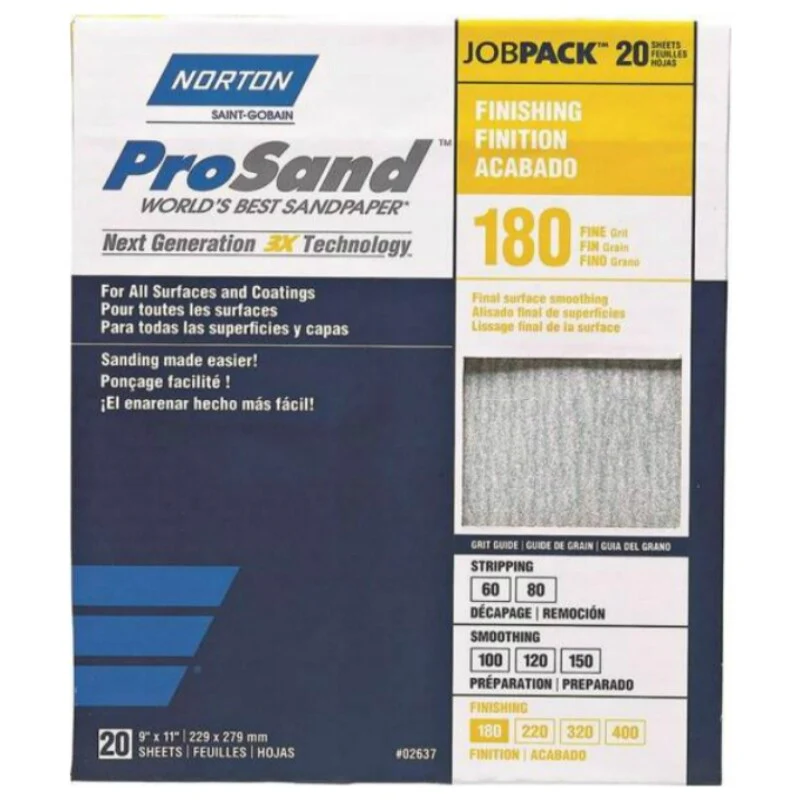 Pro Sand Aluminum Oxide Sandpaper Sheets - Image 8