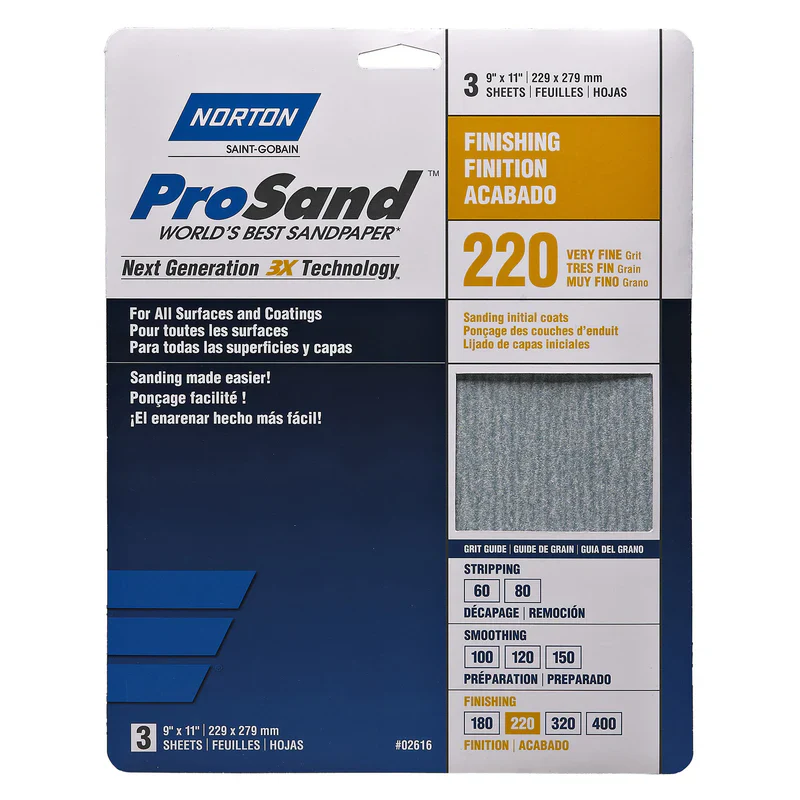 Pro Sand Aluminum Oxide Sandpaper Sheets - Image 9