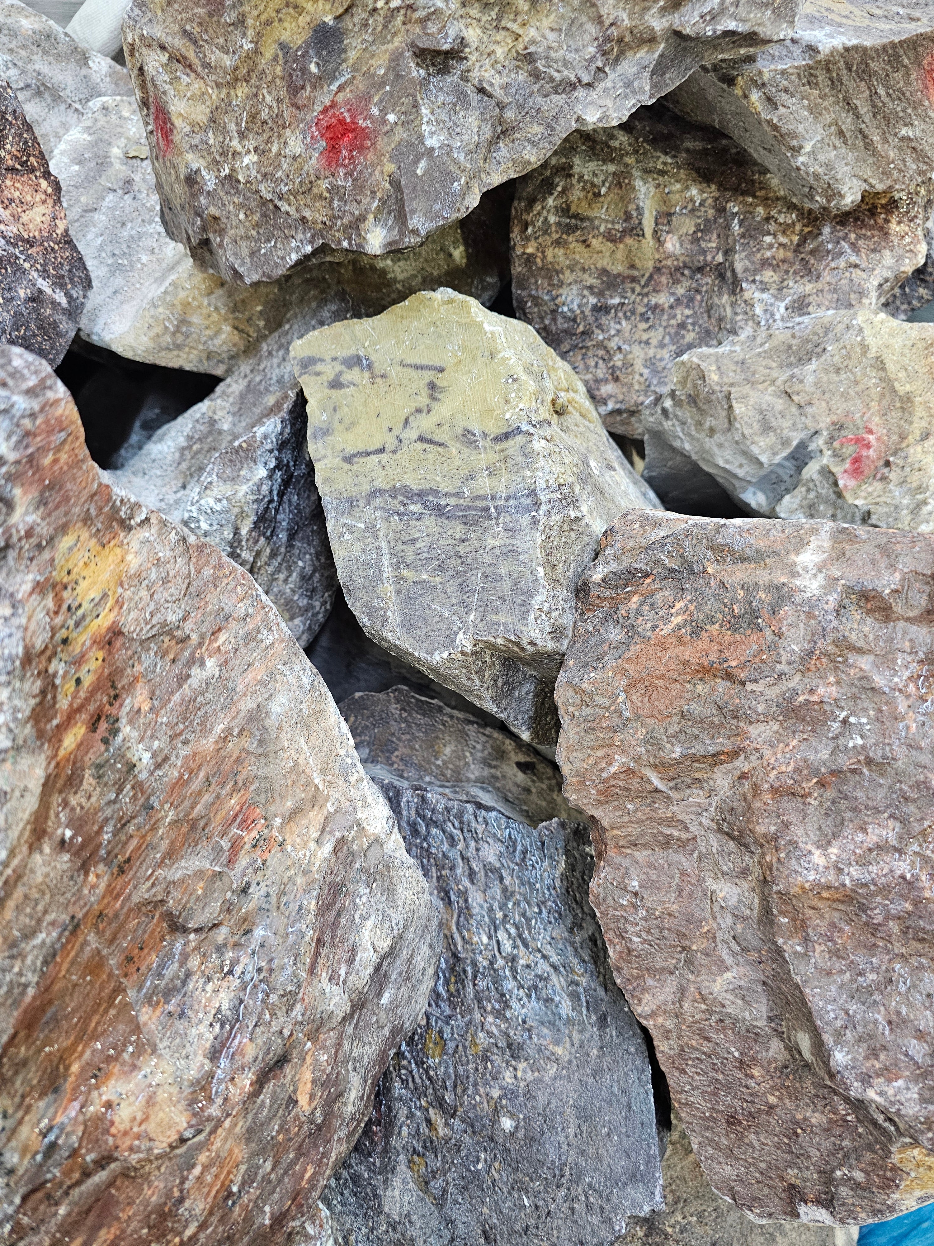 Purple Blossom Fusion Soapstone Per Pound