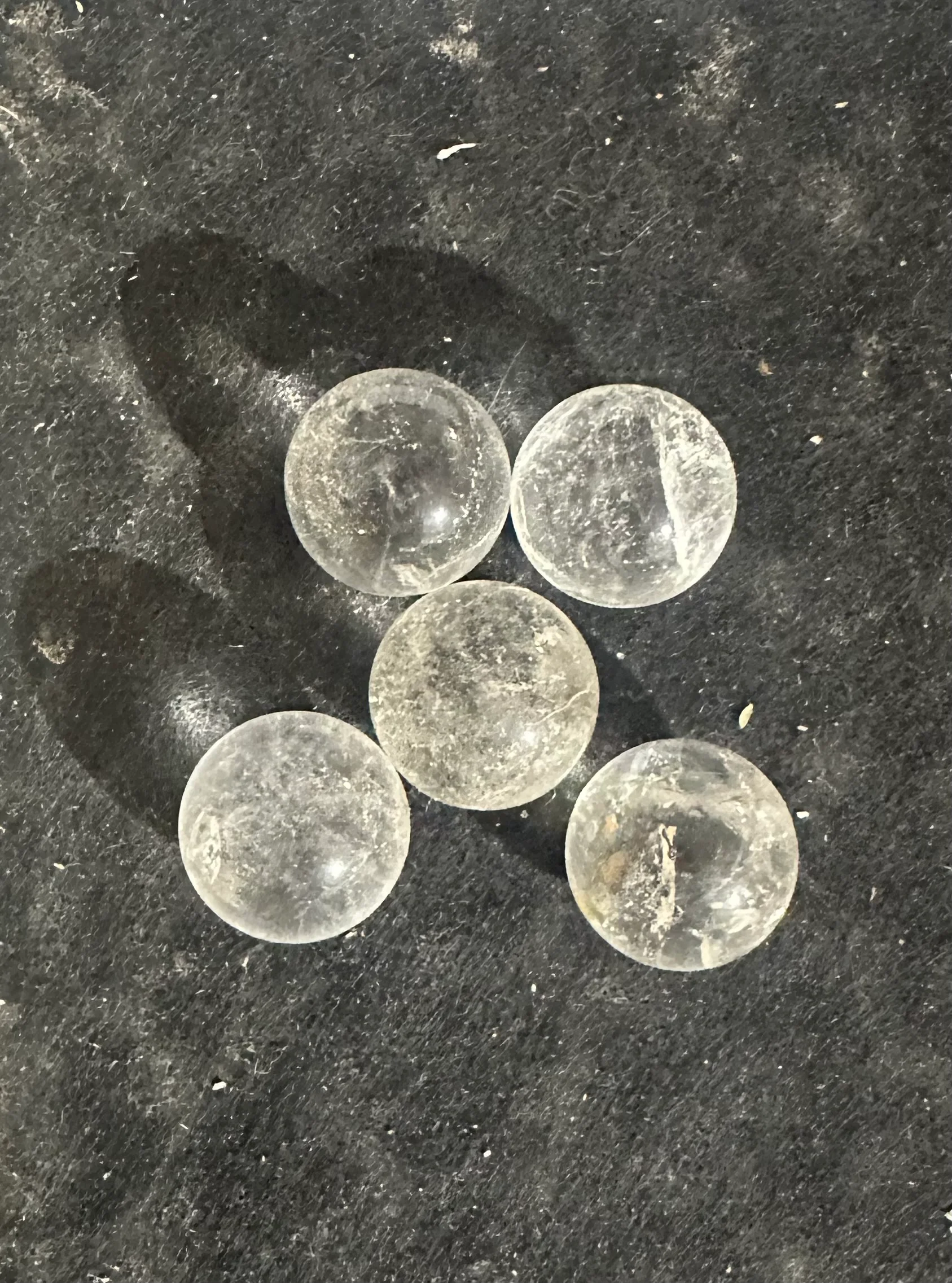 Quartz Clear Crystal Spheres - 1 inch 25mm (Bag of 5) - Image 3