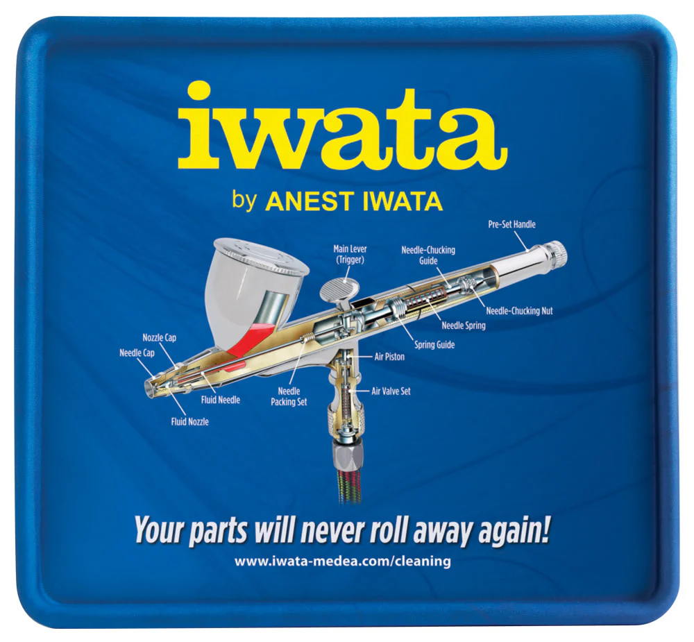 Raised Ridge Airbrush Cleaning Mat