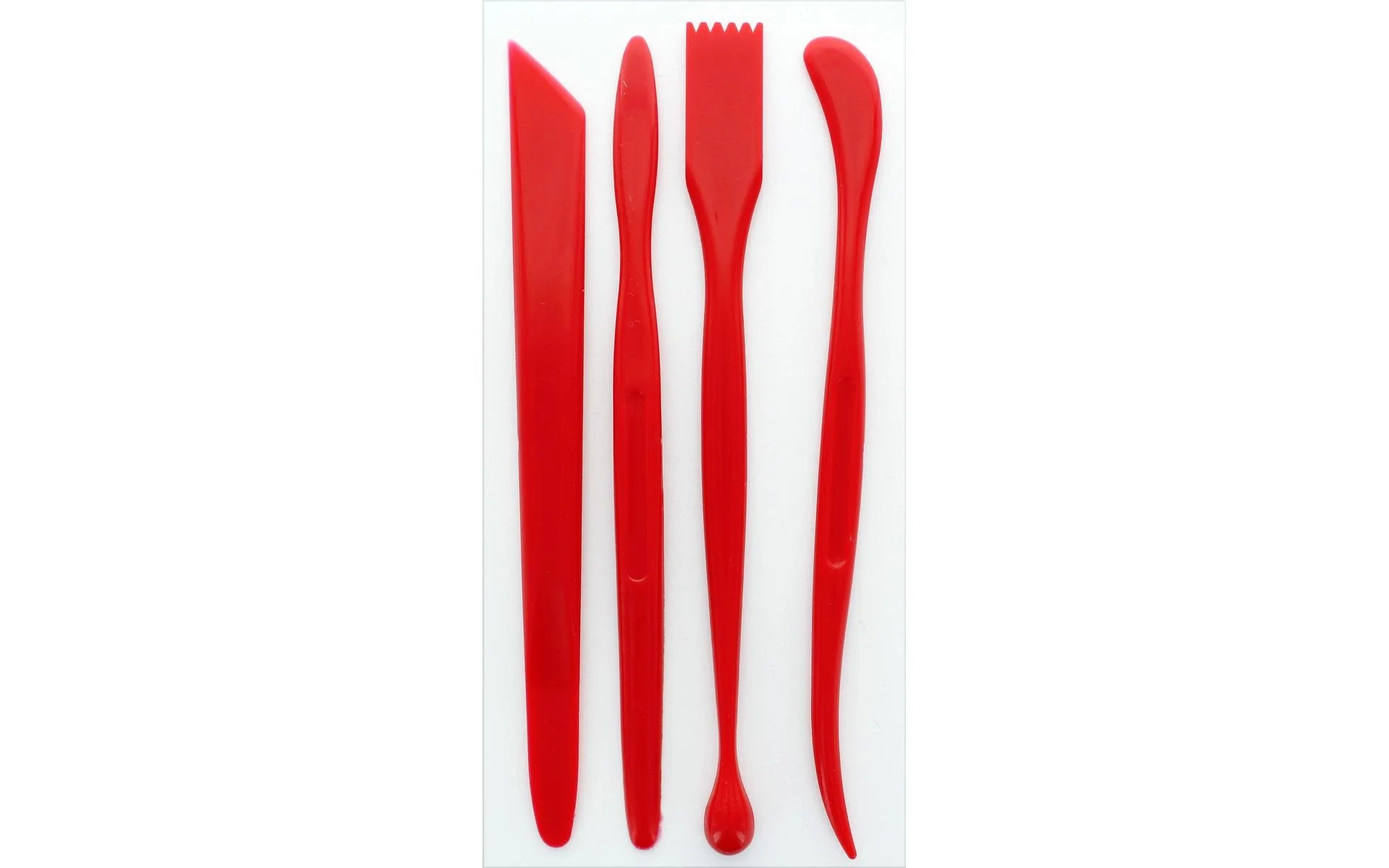 Red Plastic Model Tool Set (4 Piece) - Image 2