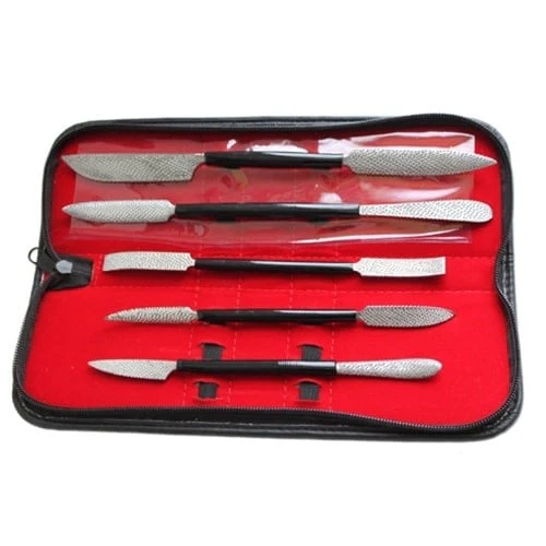 Stainless Steel Rifflers Set of 5