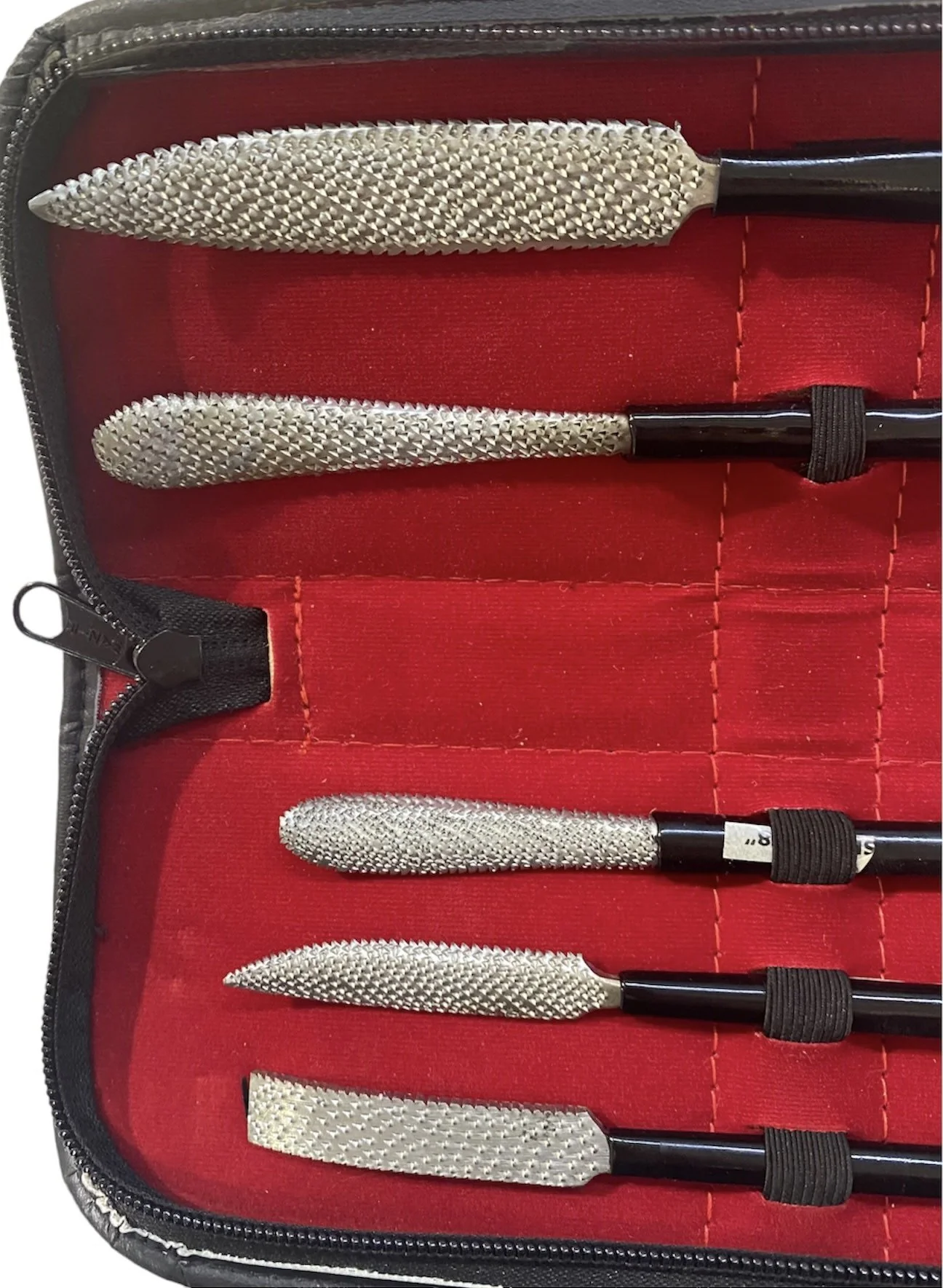 Stainless Steel Rifflers Set of 5 - Image 2