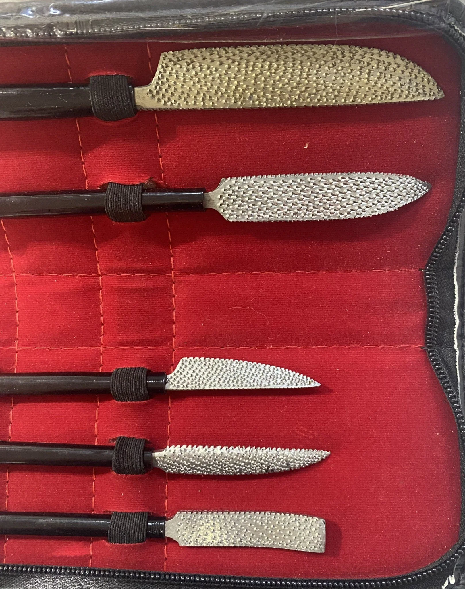 Stainless Steel Rifflers Set of 5 - Image 3