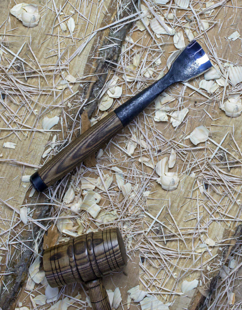 Roundwood Timber Framing Bent Gouge 2in - Image 2