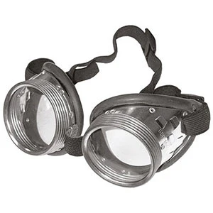 Safety Goggles with Aluminum Sides SteamPunk