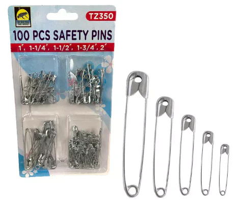 Safety Pins Package Of 100