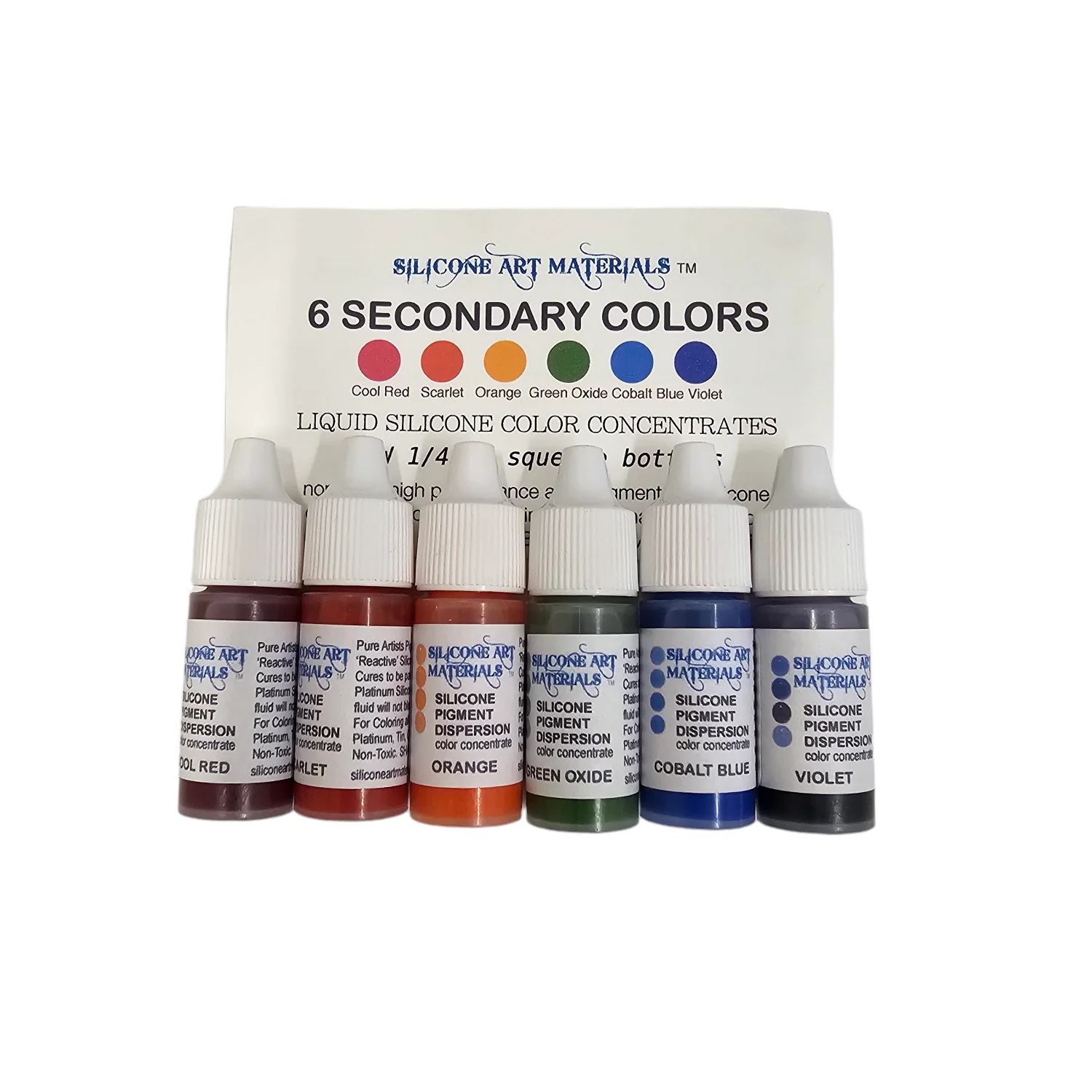 Silicone Dispersion Secondary 7ml 6pc Set