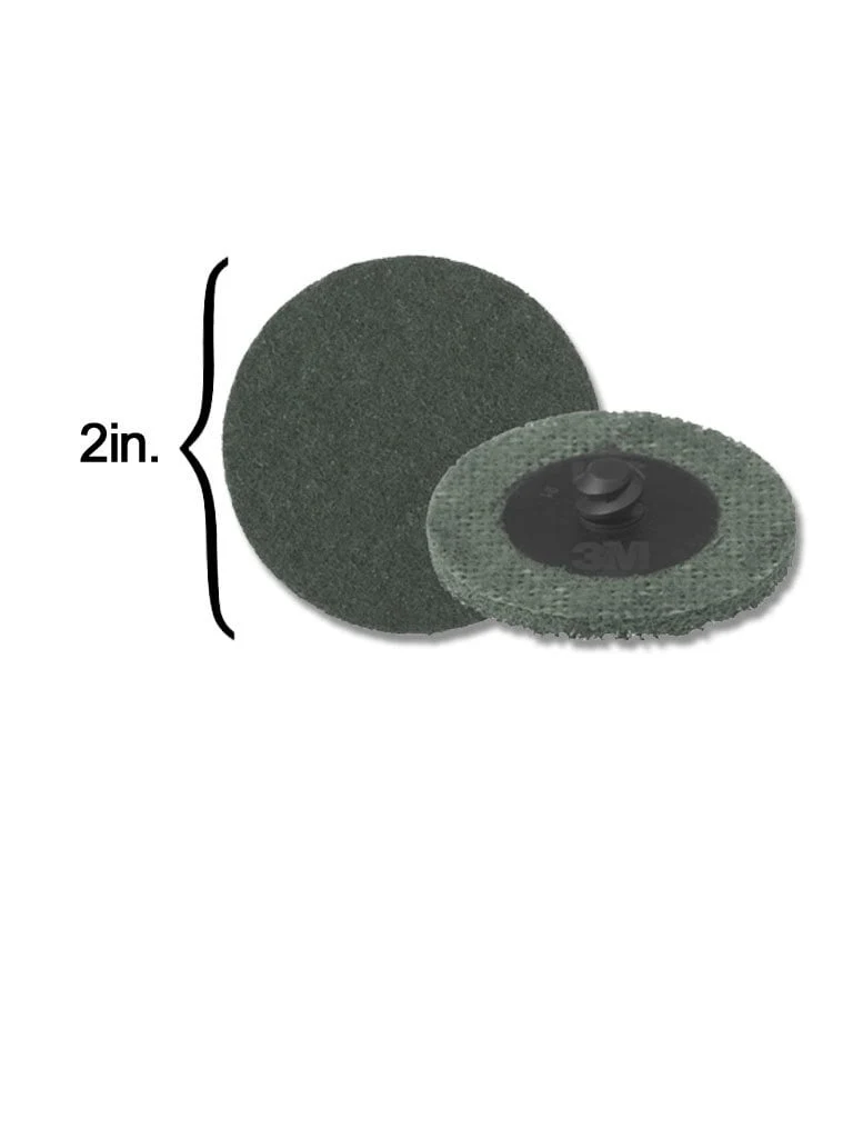 Scotch-Brite™ Roloc™ Surface Conditioning Disc 2'' TR Super Fine Grey (10 Pack)