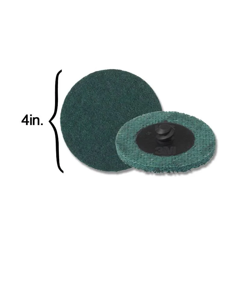 Scotch-Brite Disk 4'' ROLOC Very Fine Blue (10 Pack)