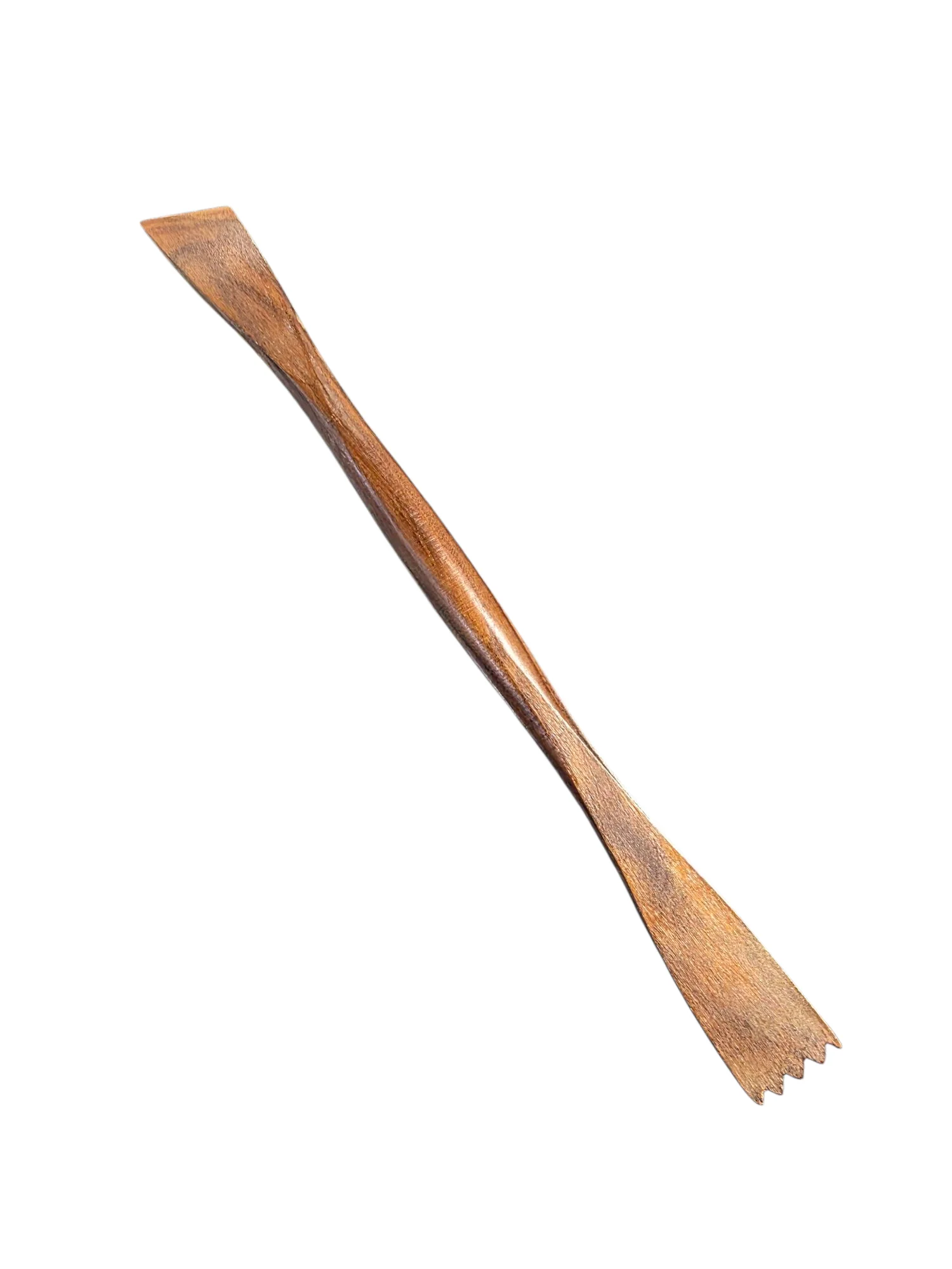 Polished Hardwood Clay Tool #292 - Image 2