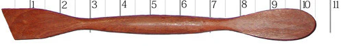 Polished Hardwood Clay Tool #288 - Image 9