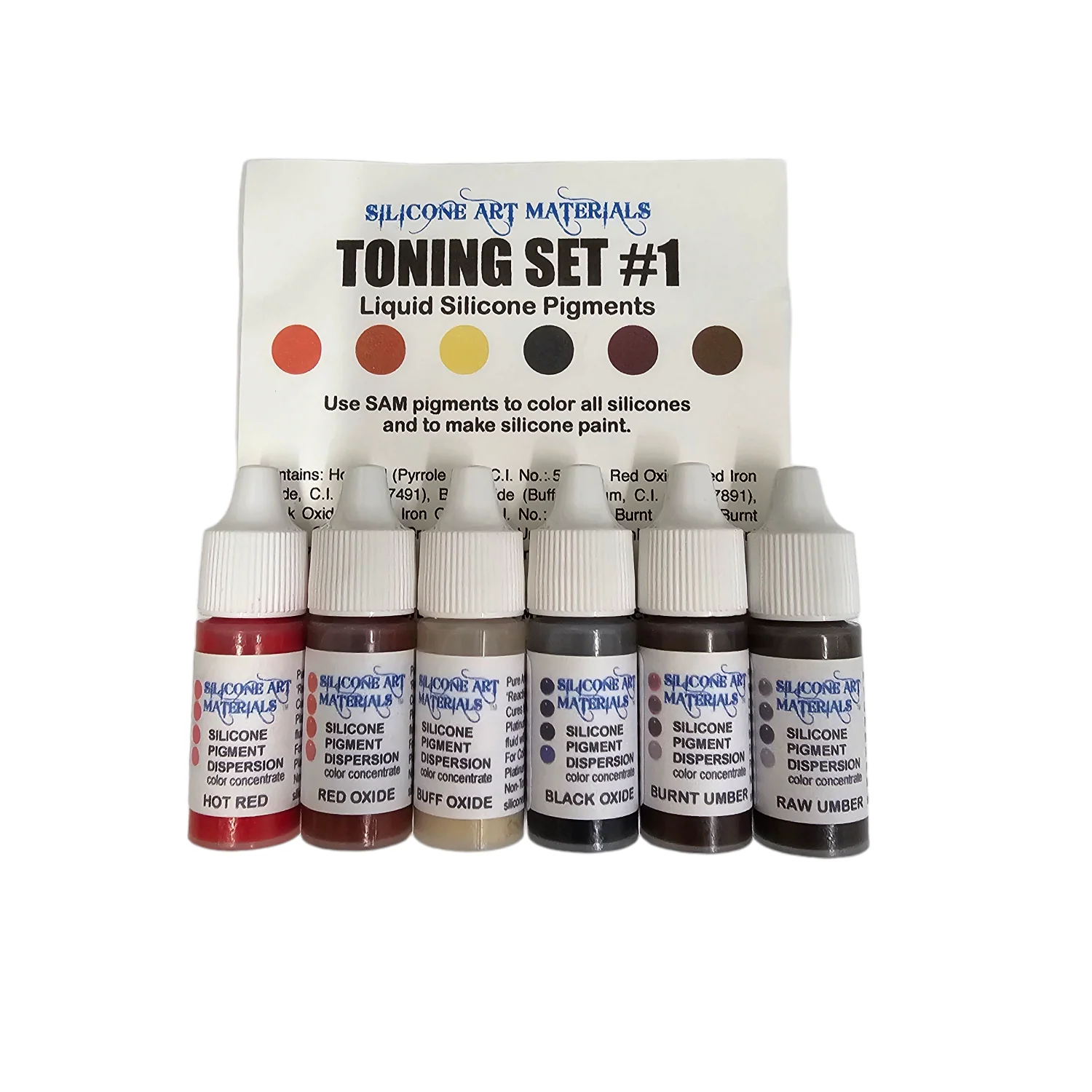 Silicone Dispersion Toning 7ml Set