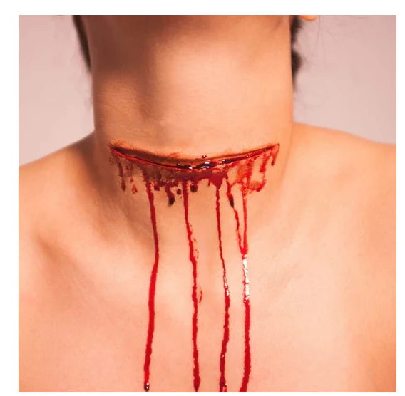 Slashed throat - S2 Silicone Prosthetic Mold - Image 3