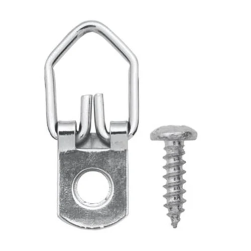 Small 1 Hole D-Ring Hanger 3-pack