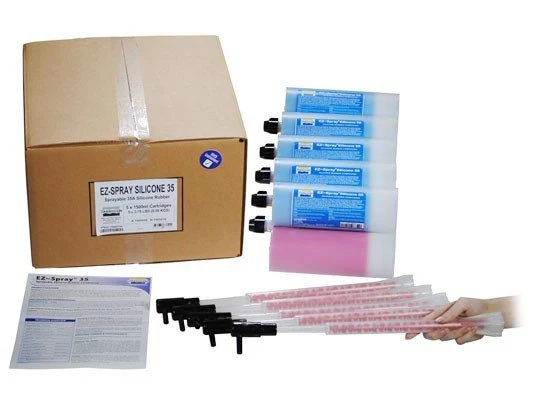 EZ-Spray 35 Silicone Cartidges Case of 5 1500ml (18.75 lbs. / 8.51 kg.)