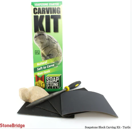 Soapstone Carving Kit - Turtle