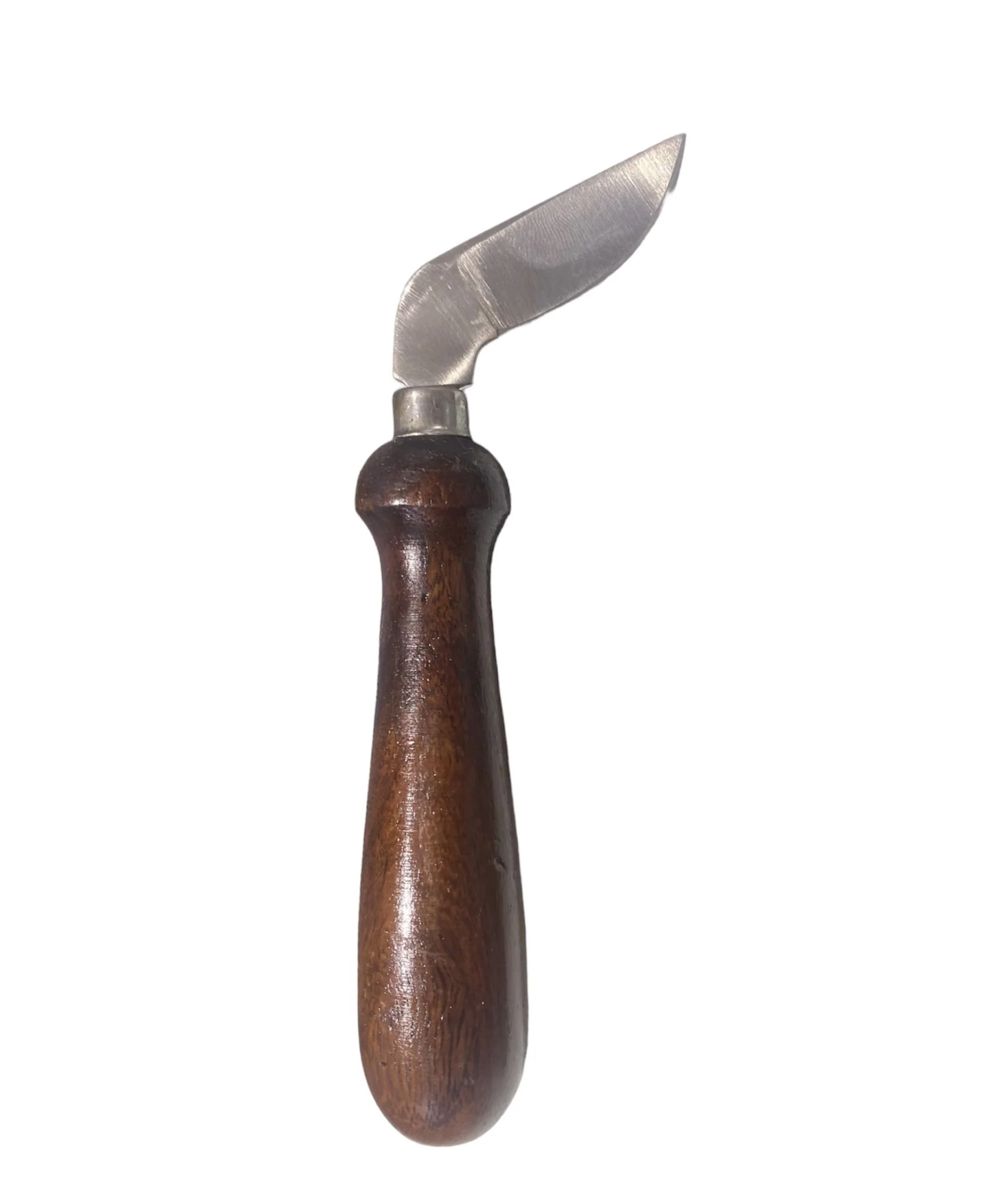 Soapstone Carving Knife - Angled Curve Blade
