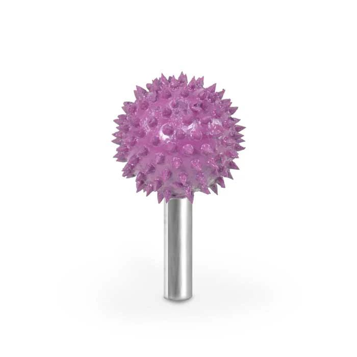 Sphere 1" Purple 132 Grit Burr 1/4" Shank