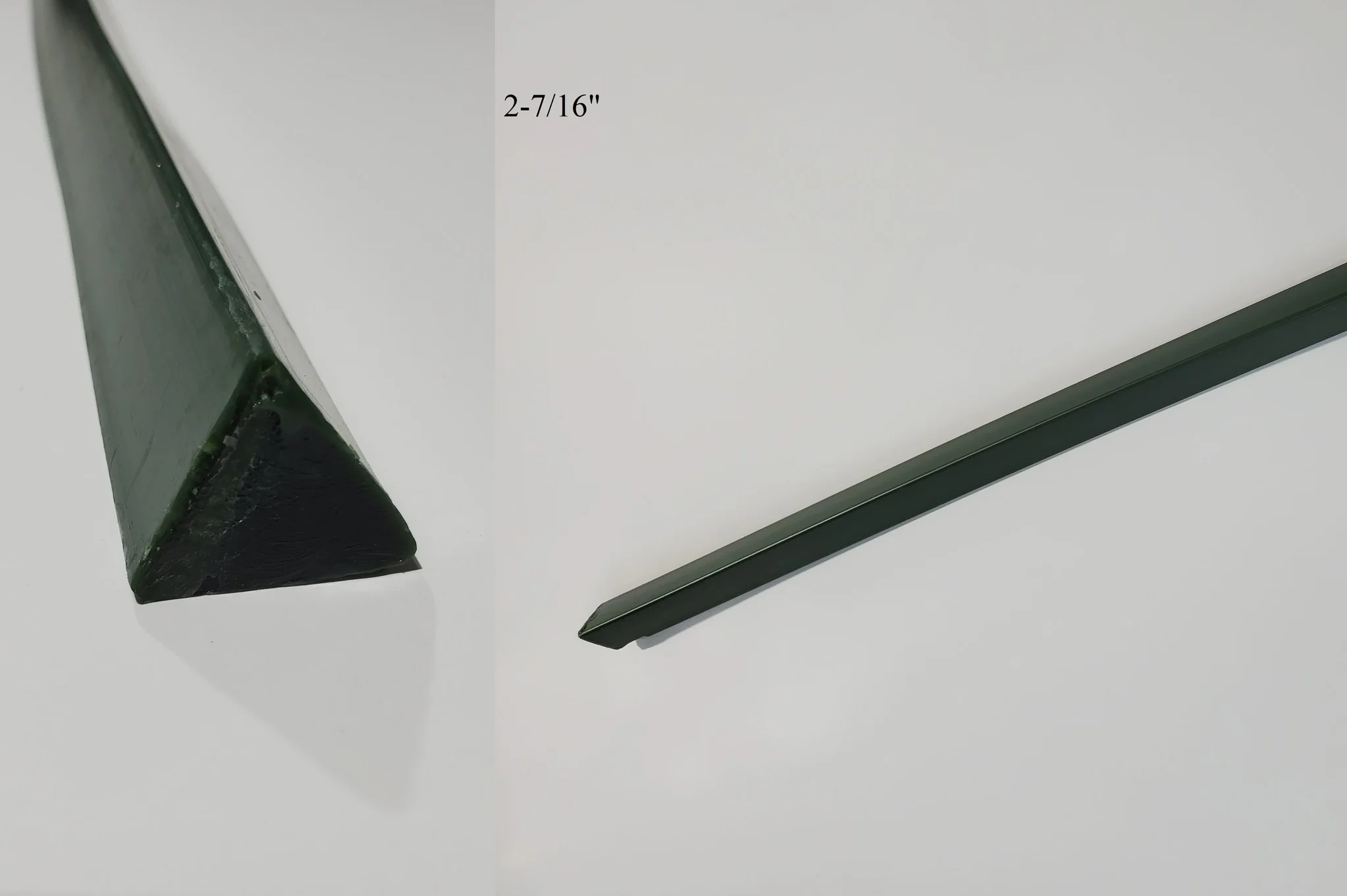 Wax Sprue Green Triangle Solid 2-7/16" 62lb Case