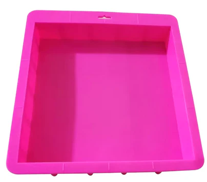 Square Silicone Molds 10x10x3"