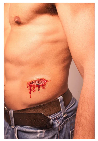 Stab wound - C2 Silicone Prosthetic Mold - Image 2
