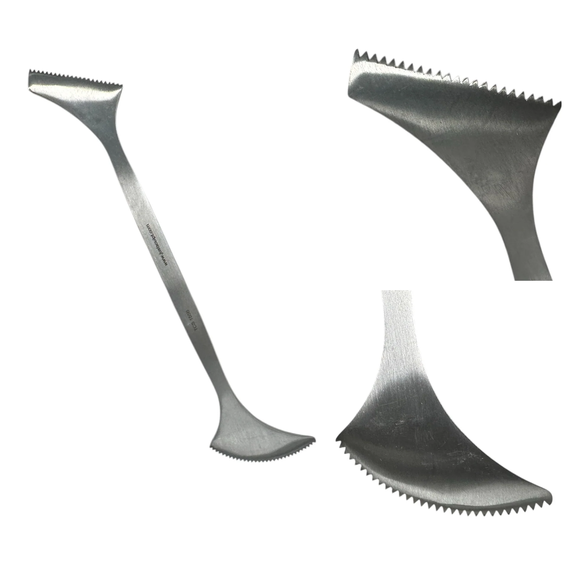 Stainless Steel Tool #155B Large Serrated - Image 2