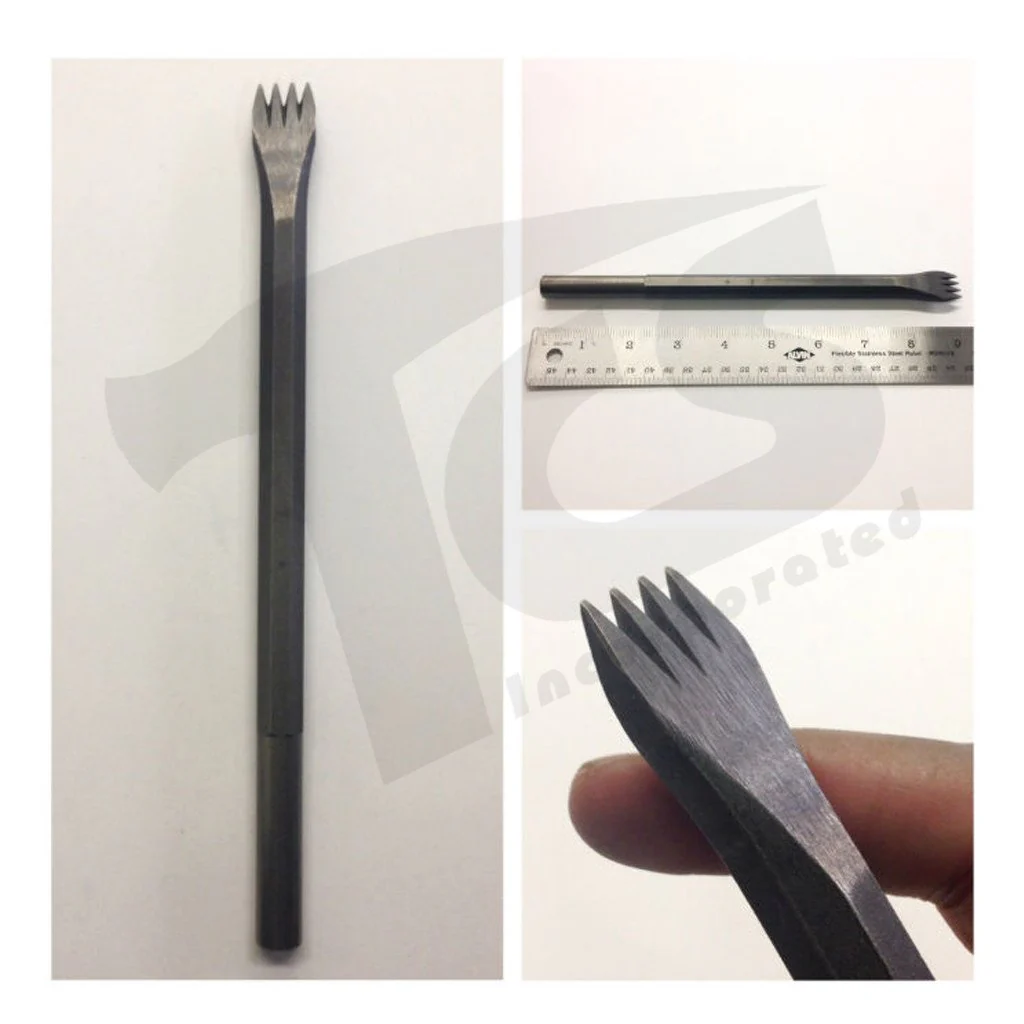 Steel Pneumatic Tooth Chisels (1/2" Shank) - Image 11