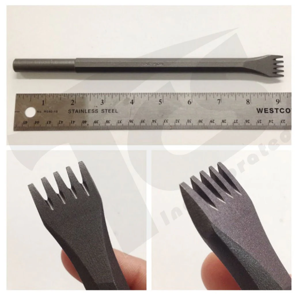 Steel Pneumatic Tooth Chisels (1/2" Shank) - Image 4