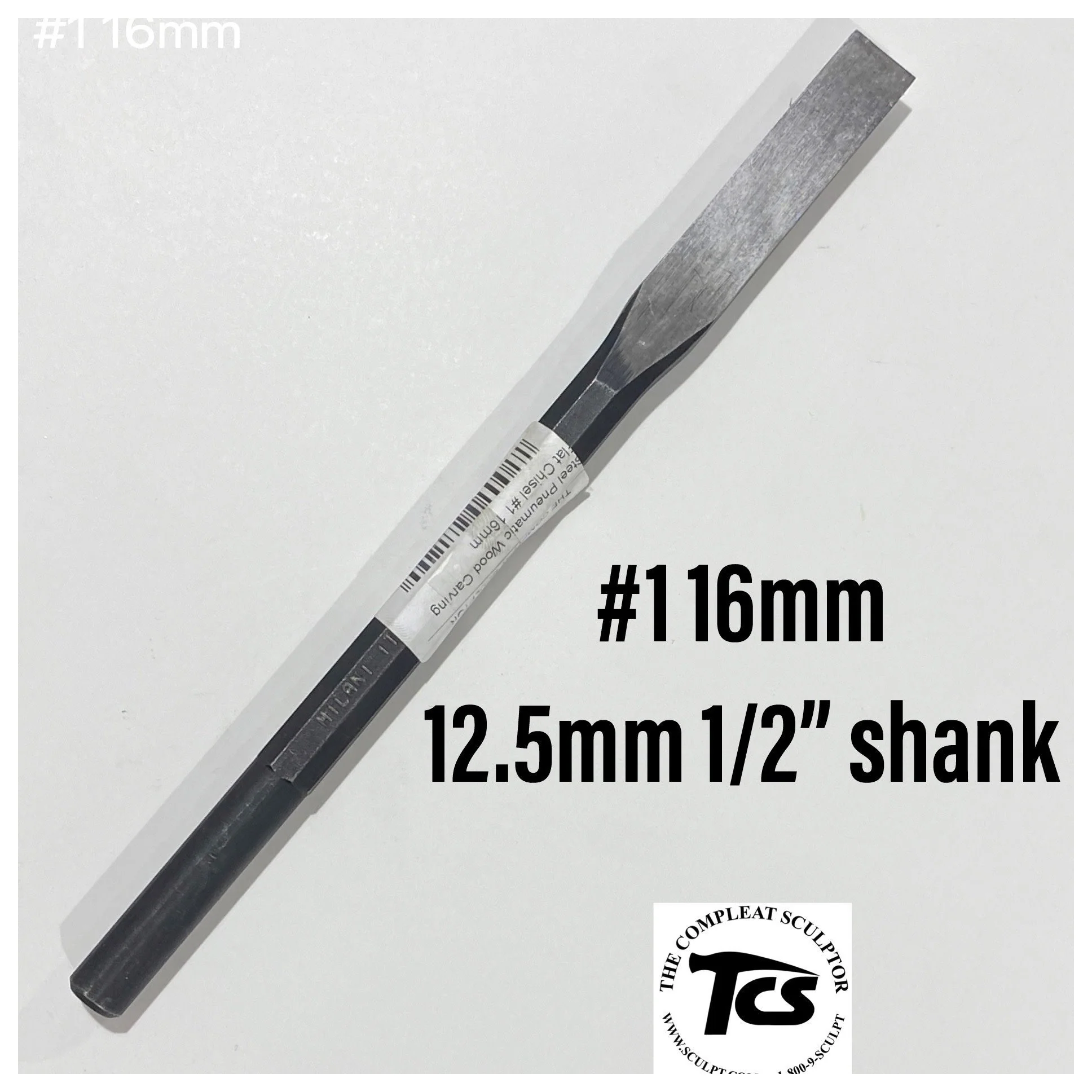 Steel Pneumatic Wood Carving Flat Chisels #1 - Image 2