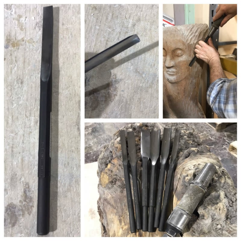 Steel Pneumatic Wood Carving Gouges #3