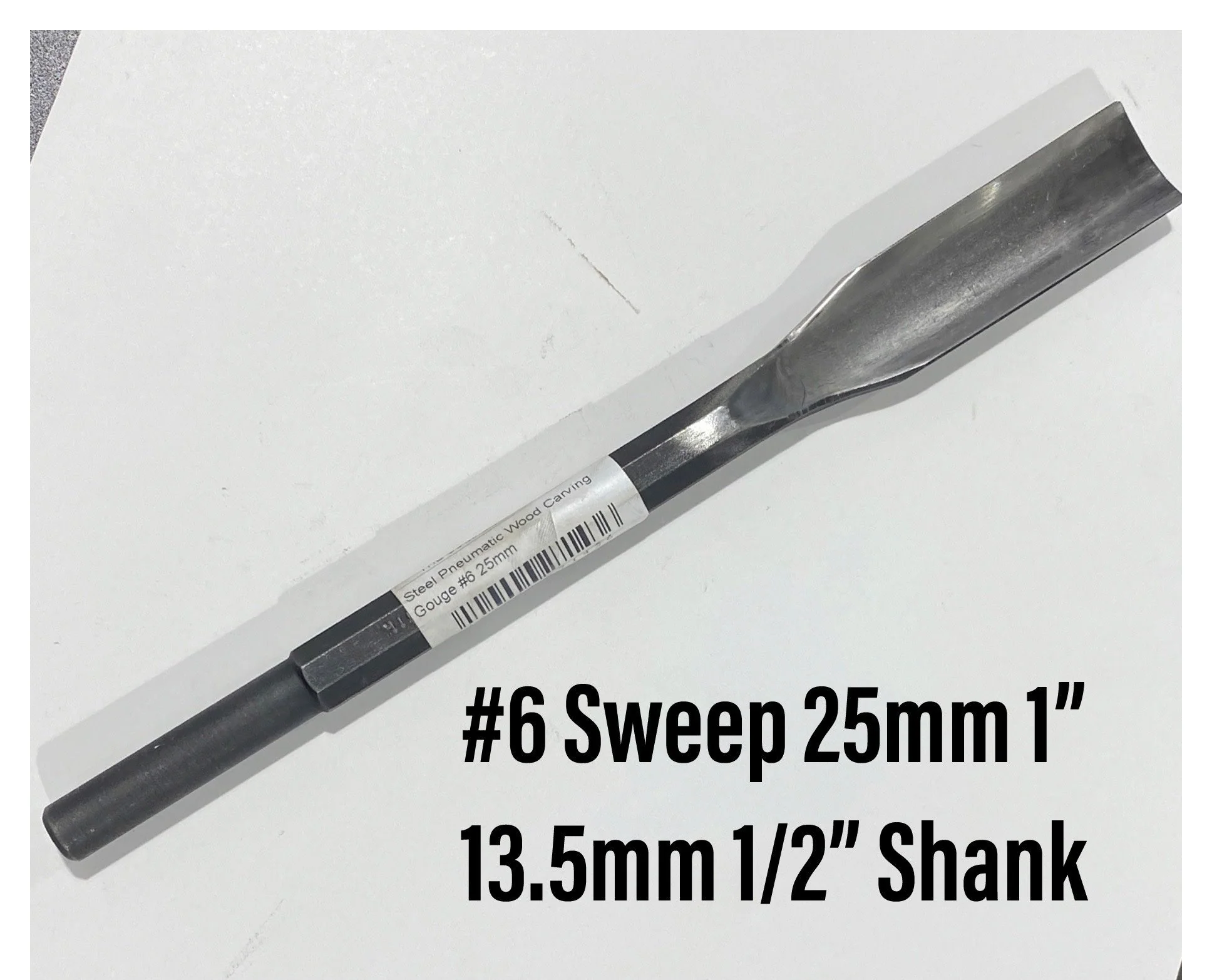 Steel Pneumatic Wood Carving Gouges #6 - Image 5