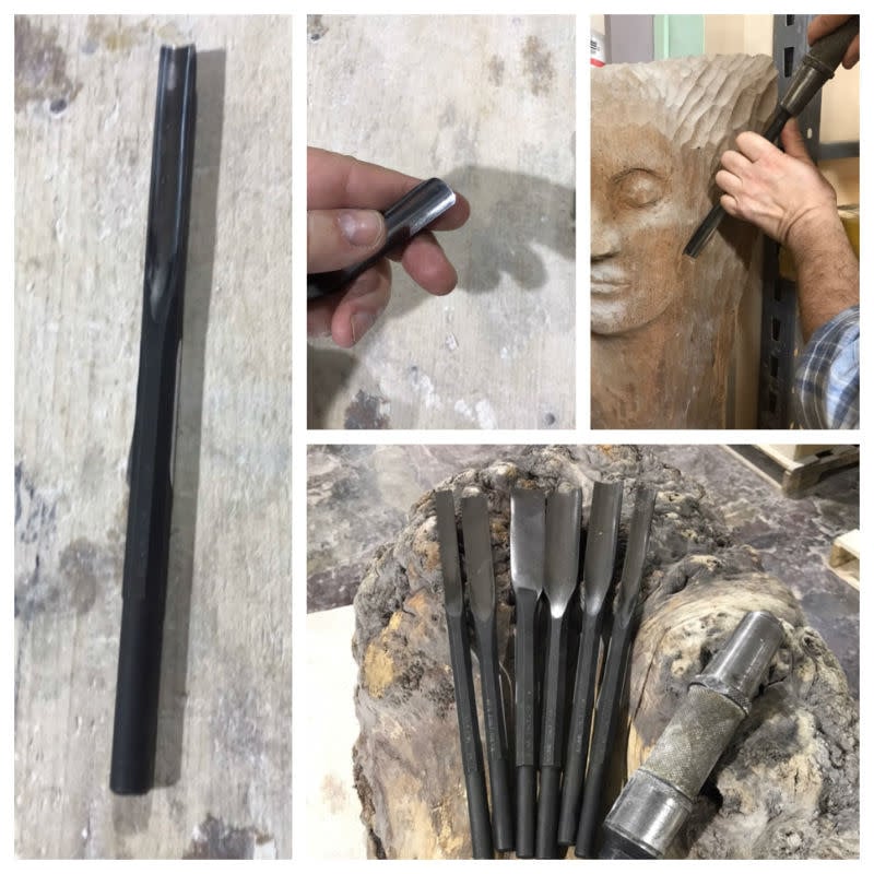 Steel Pneumatic Wood Carving Gouges #7 - Image 2