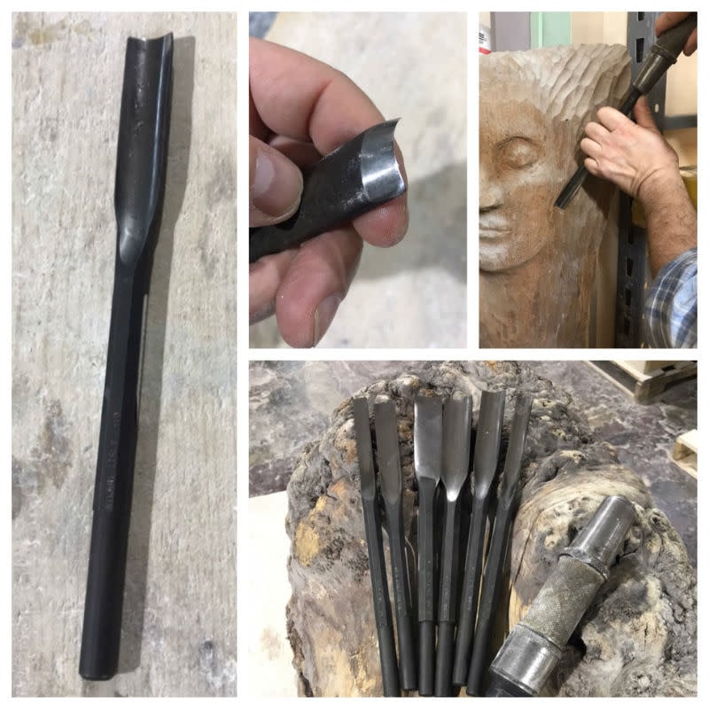 Steel Pneumatic Wood Carving Gouges #7 - Image 4