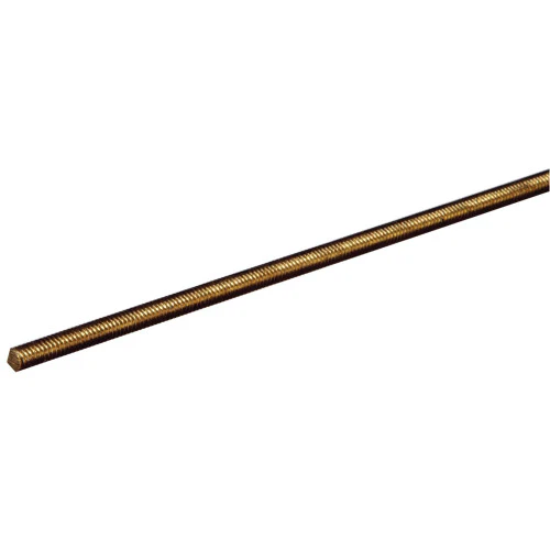 SteelWorks Coarse Threaded Rod Brass 1/2"-13 x 3'