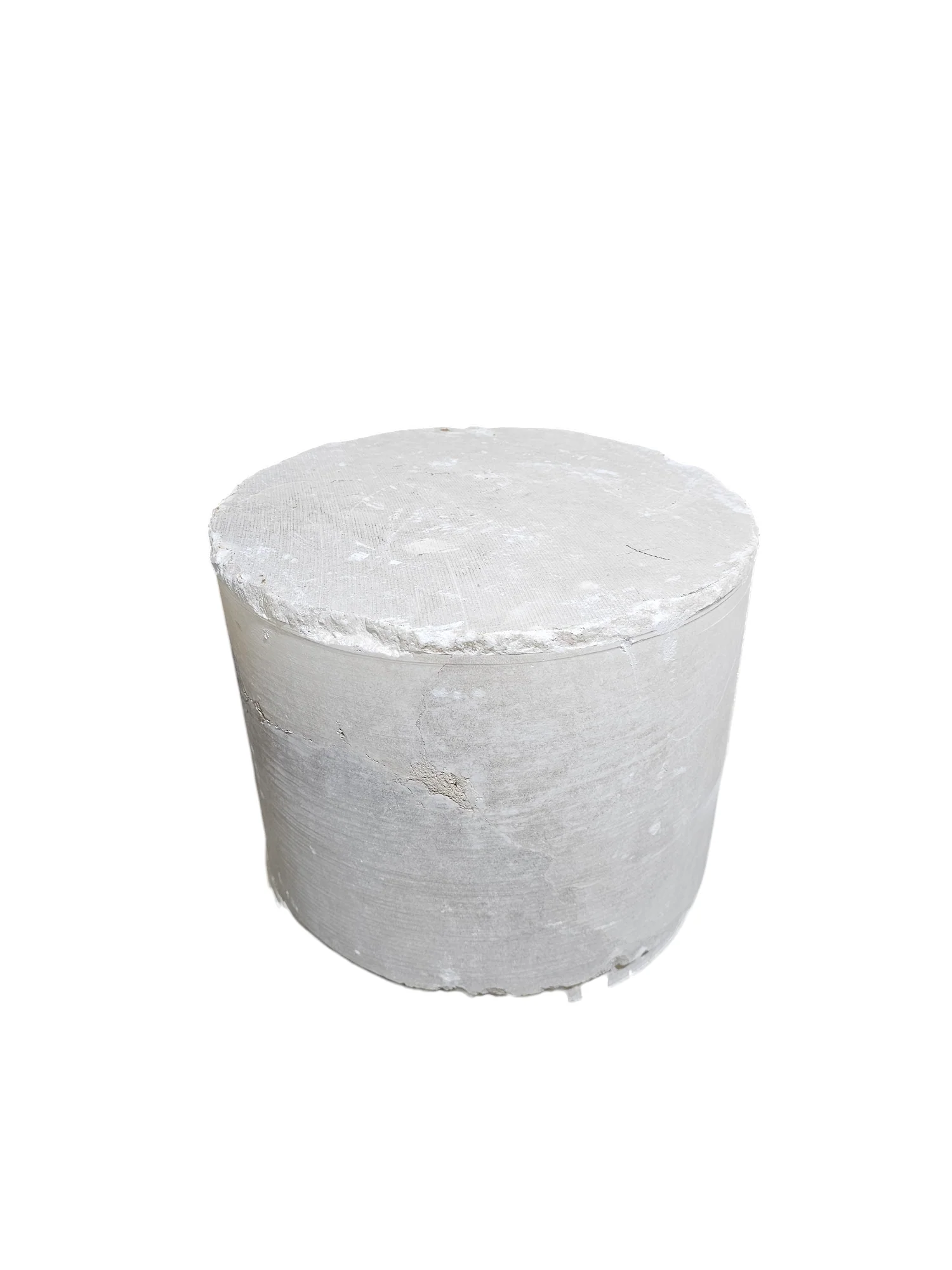 12"d x 10-1/2"h White Alabaster Cylinder #221030