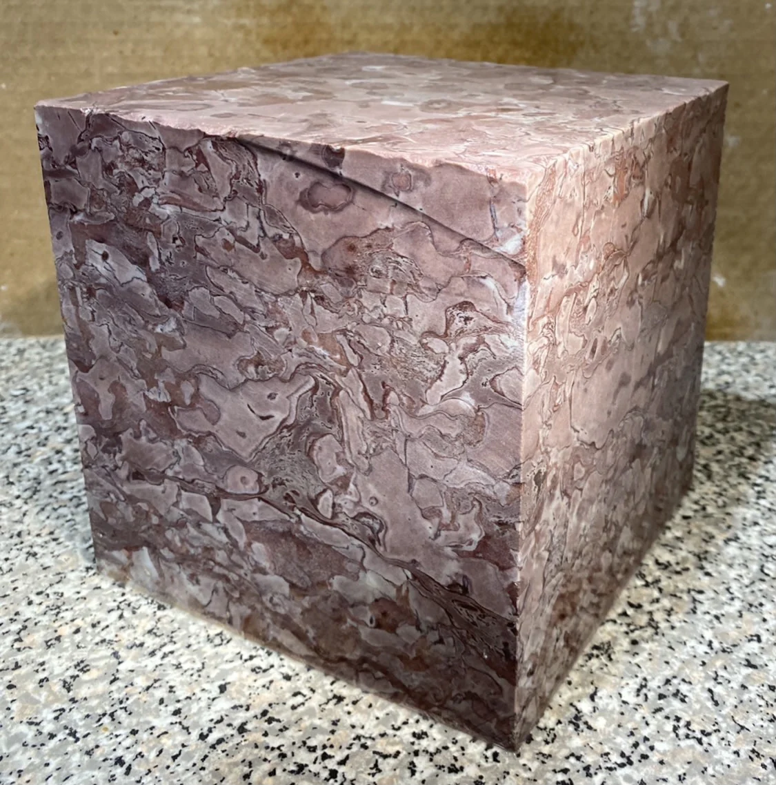 Swanton Red Marble cube 6x6x6 - Image 3