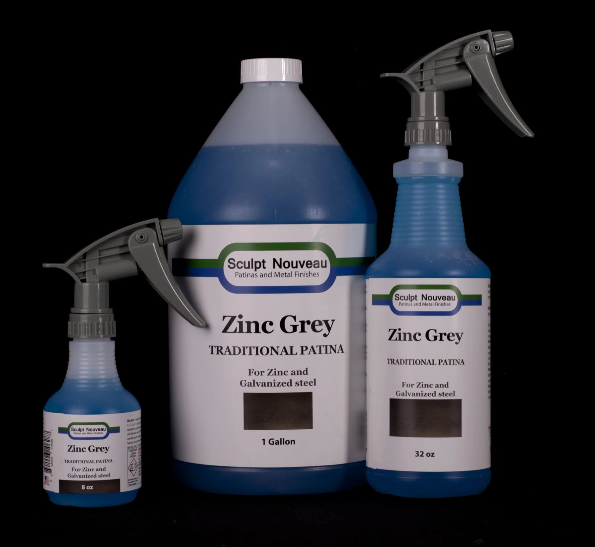 Traditional Zinc Grey Patina